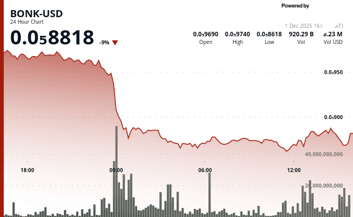 WallStreet Queen Official, today's BONK drama